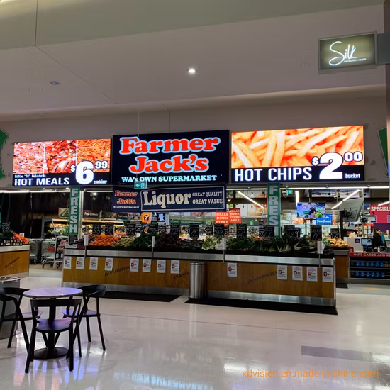 Affichage fixe ultra mince polychrome de mur de l'installation LED de SMD RVB d'intérieur