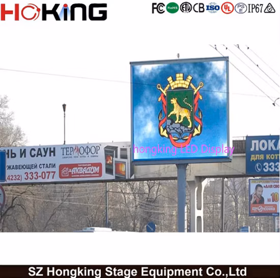 Affichage polychrome de signe de la publicité extérieure LED de service avant P10