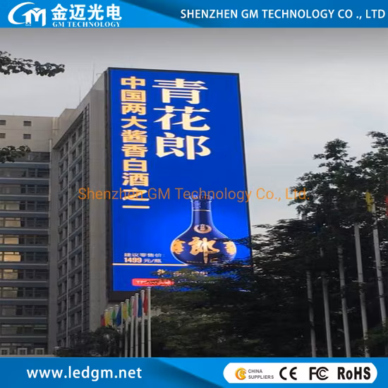 Affichage extérieur d'écran du mur visuel LED du service P4.81 ouvert avant imperméable
