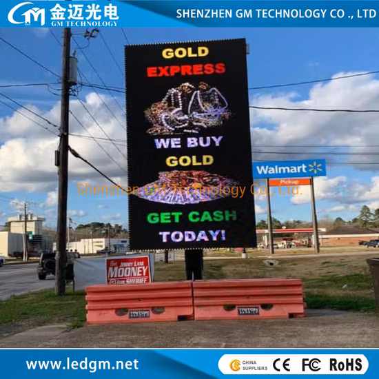 Affichage de publicité d'écran LED de toile de fond d'étape extérieure de Legida pour le dispositif monté par surface numérique de LED de service avant ou arrière
